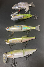 5pc Giant Bass Lure Set - Bream Slide, Bassdash, ESdrive Jointed Swimbaits JDM