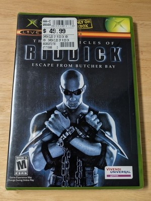 The Chronicles of Riddick: Escape From Butcher Bay (Microsoft Xbox) [Brand New]