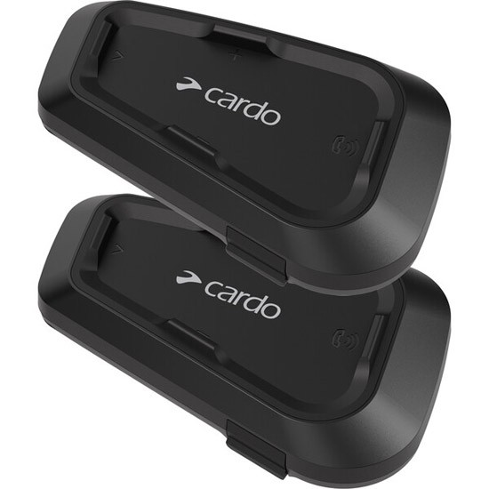 Cardo Spirit HD Duo kit intercom etanche pour communiquer clairement sous la pluie