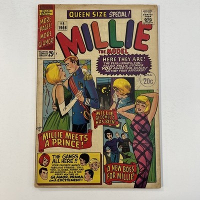 Millie The Model Annual #5 1966 VG/FN Pence Stamp