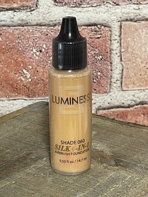 Luminess Advanced Silk 4-in-1 Airbrush Foundation Shade 060 New Sealed .50 fl oz