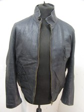 VINTAGE FRENCH RAF ISSUE K-6 LEATHER FLIGHT JACKET SIZE M