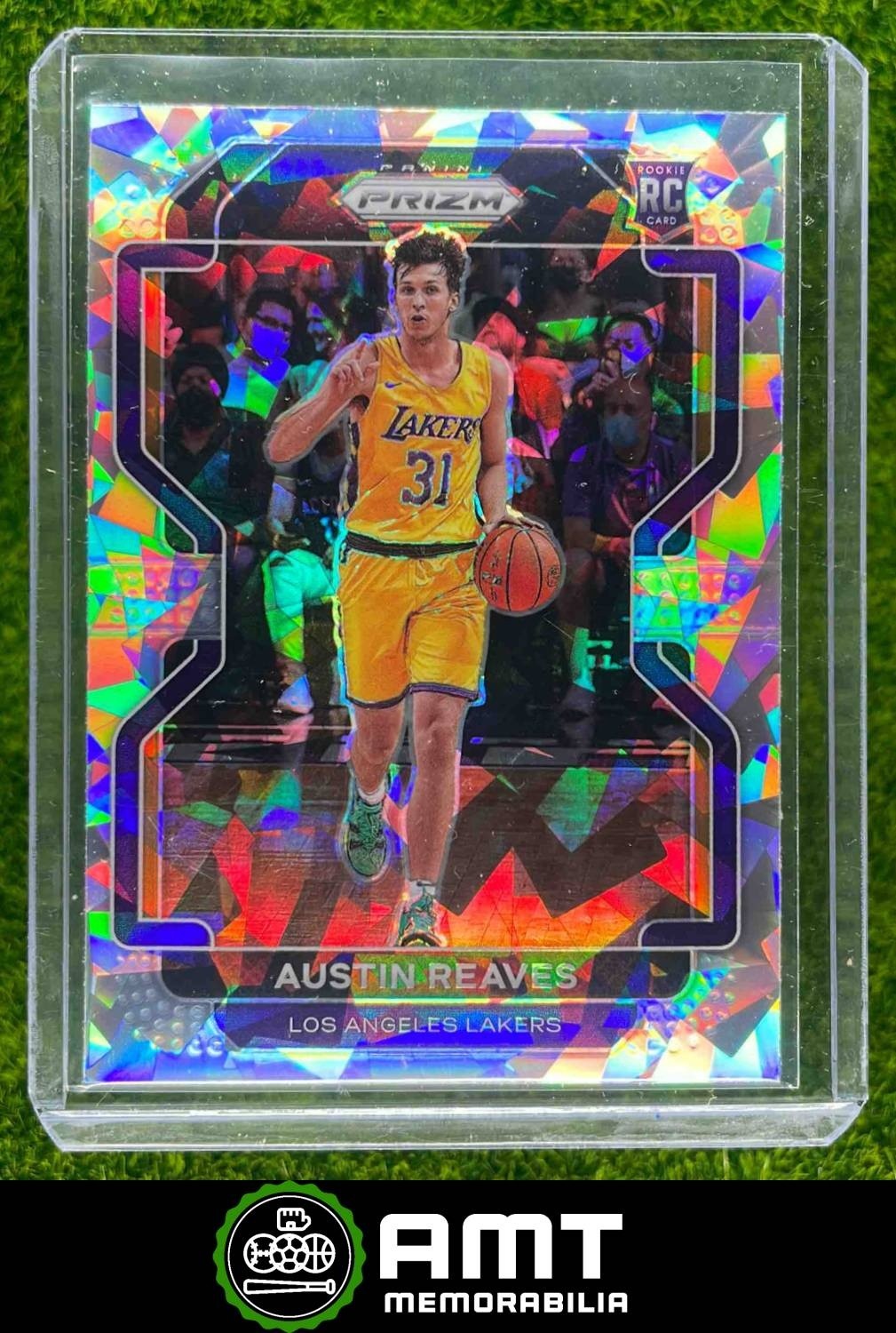 Austin Reaves RC 2021-22 Panini Prizm Ice Los Angeles Lakers #165