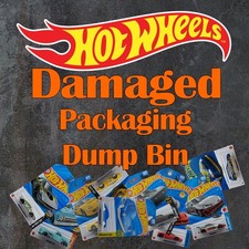HOT WHEELS DAMAGED CARDS Dump Bin 2026  Older Release Please Read Description 