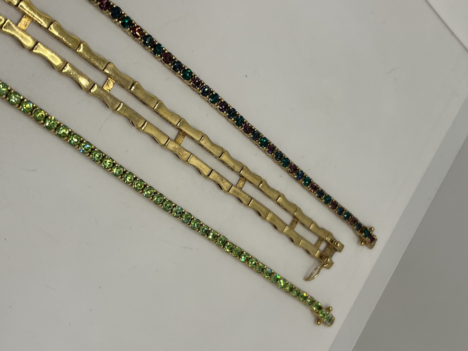 Joan Rivers interlocking interchangeable gold ton… - image 7