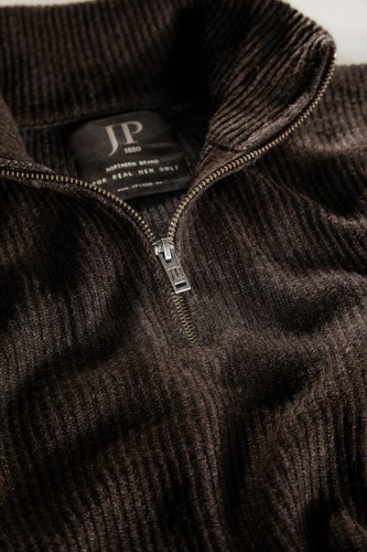 JP1880 Stricktroyer, FLEXNAMIC, Wollmix, Stehkragen, Zipper Grösse 6XL neuwertig - Bild 3 von 3