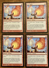 Champions of Kamigawa  MTG  Playset  Lava Spike  Magic
