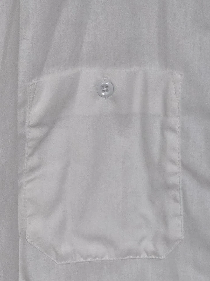 4XL - Camisa Dickies Manga Corta Bolsillos Blanco Ropa de Trabajo Abotonada #I13i Foto 2 de 4
