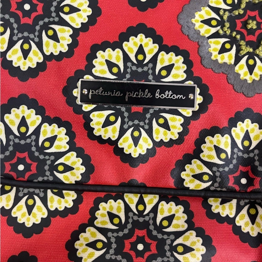 Petunia Pickle Bottom Boxy Backpack Diaper Bag in Lively Lima Pattern View 5