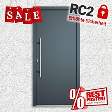 Haustür RC2 Aluminium Titan Hauseingangstür 2080x980mm Rechts - Sonderposten