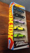     Hot Wheels FAST And FURIOUS FAST X 5 Pack. Nissan S13/GT3RS/Charger/'68 Ply