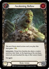 Awakening Bellow (Yellow) - Rainbow Foil - Unlimited Edition NM Flesh and Blood 