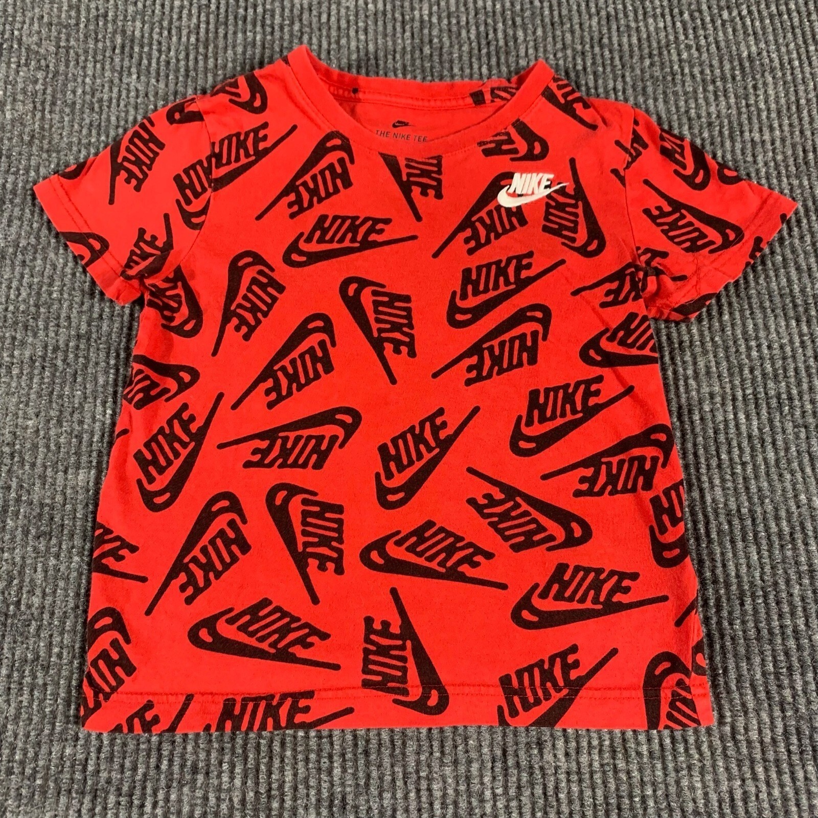 Nike T Shirt Baby Toddler 6M 6 Months Swoosh Embroidered AOP Athletic Cut Cool