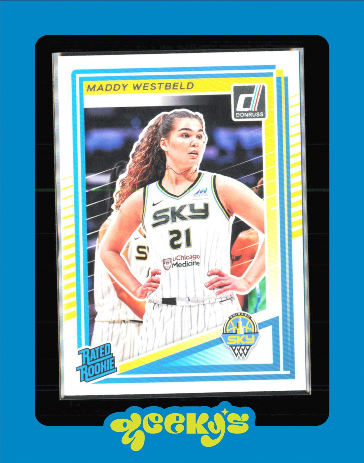 Maddy Westbeld #98 Basketball Cards 2025 Panini Donruss WNBA trading card — raw and PSA graded price guide