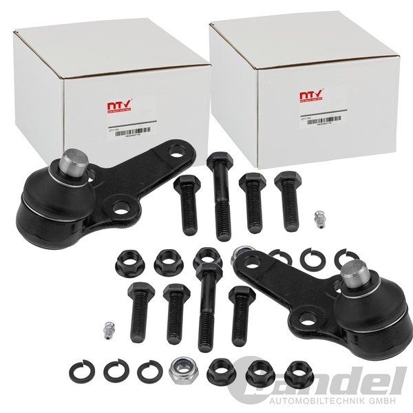 2X NTY Traggelenke Unten Vorne Beidseitig Passend FÜR Ford Focus Links+Rechts |-image