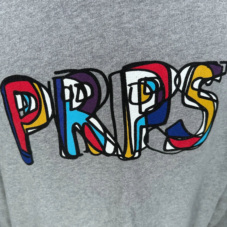 Prps Goods & Company Sudadera con Capucha Para Hombre 3XL XXXL Gris Gráfico Algodón Ropa de Calle Foto 2 de 4