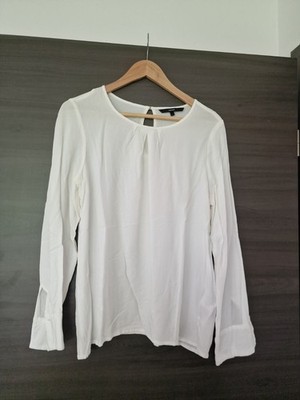 Langarm Bluse Vera Moda Weiß Größe L (Fällt Kleiner Aus)