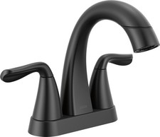 Delta 25840LF-PD Arvo 1.2 GPM Centerset Bathroom Faucet - Black