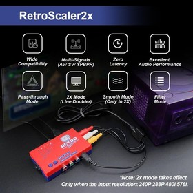 RetroScaler2x HDMI Converter for PS2 N64 Dreamcast