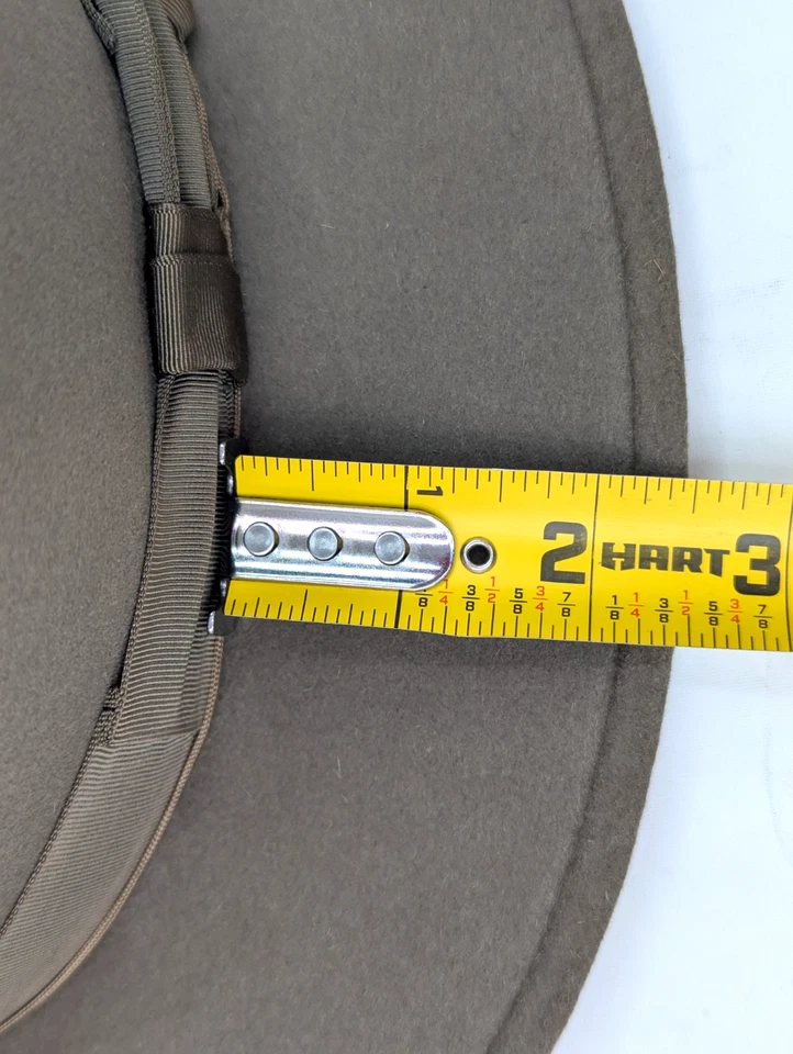 Champs Vintage Felt Fedora Hat Size 7, Hand Felted Edge, Custom Quality - Image 4 of 4