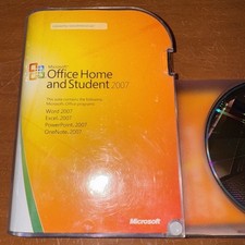 Microsoft Office 2007 Home Student 3 User Word Excel Powerpoint Windows 10 11