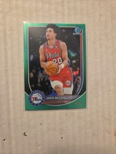 2025-26 Bowman Chrome Jared McCain Greem Refractor # /99 BCV-65