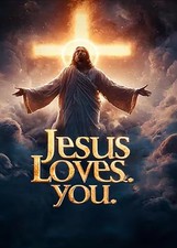 Jesus Cross Sky Diamond Painting Kits for Adults, 5D Diamond Art Kits for Adults