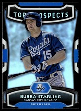 2012 Bowman Platinum Top Prospects Bubba Starling Rookie Kansas City Royals