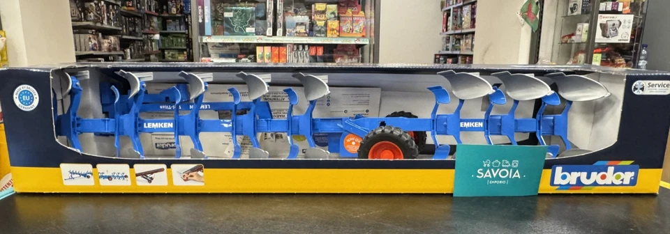 BRUDER 02250 - scala 1:16 - ARATRO LEMKEN VARI-TITAN REVERSIBILE - NUOVO - Immagine 2 di 4