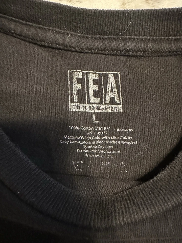 FEA FRIDAY 13TH CLASSIC HORROR GRAPHIC LOGO TSHIRT SIZE MENS L T12 - Image 3 of 4