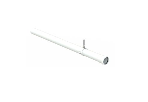 Vaillant 0010039352 Extension 1m DN 60 PP White  FREE DELIVERY