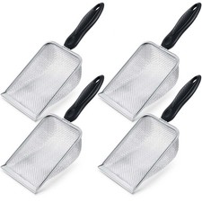Dunzy 4 Packs Reptile Sand Stainless Steel Fine Mesh Substrate Metal...