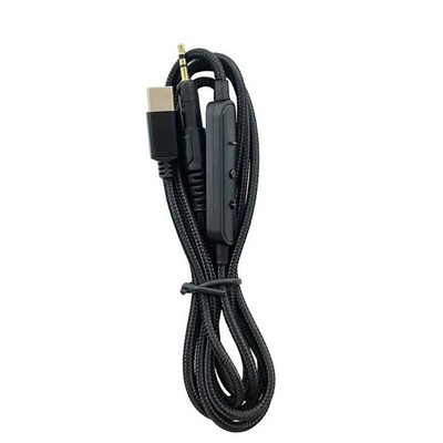 Type-C to 2.5mm Jack Headphone Cable Cord For Audio-Technica M40X M50X M60X M70X