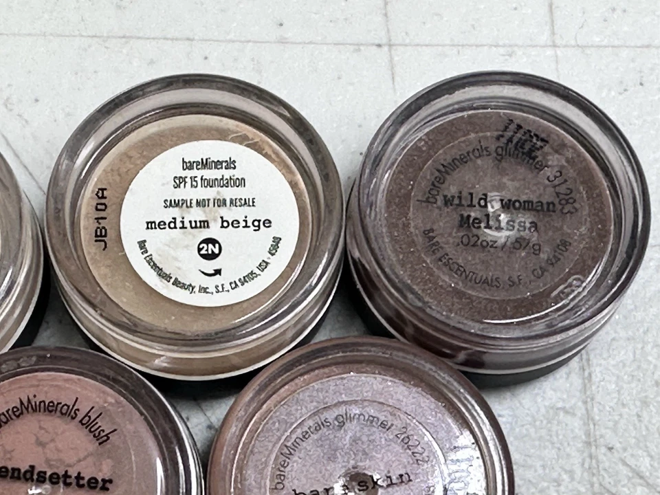 BareMinerals Lot of 5 Loose Mineral Makeup Foundation Blush Eyeshadow Glimmer - Image 4 of 4