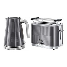 RUSSELL HOBBS Wasserkocher + Toaster Geo Stee...