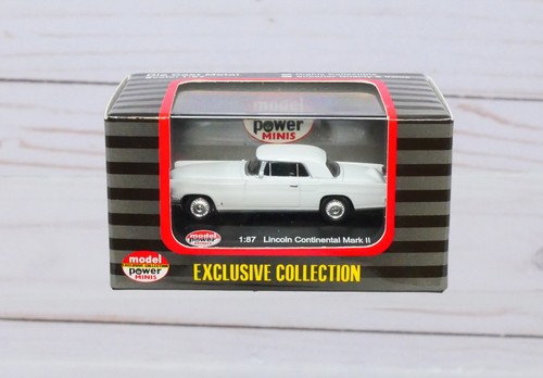 Modelo Power 19480, 1956 Lincoln Continental Mark II cupé, blanco, escala 1/87 HO | Zustand: New