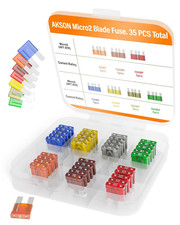 Micro2 Dual Blade / APT, Atr/Car Fuse Assortment Kit, 35 Pieces, M2 Automotive