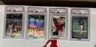 (4 card lot) Michael Jordan all PSA 8 Graded Upper Deck Hologram Baseball