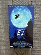 E.T. The Extra-Terrestrial VHS 1982 Black Green Cassette