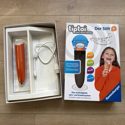Ravensburger tiptoi Der Stift   Stift mit Aufnahmefunktion, orange WIE NEU