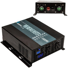 Pure Sine Wave Inverter 1500Watt 36V to 120V Home Solar Converter Car camp rv