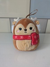 Squishmallows Darla Deer  Reindeer Christmas Ornament