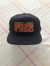 ORANGE COUNTY FIRE BASEBALL CAP HAT ADJUSTABLE !