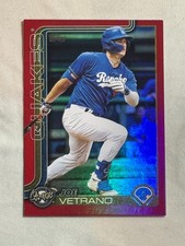 2025 Topps Pro Debut Red Foil Joe Vetrano /10 #PD-63 Dodgers