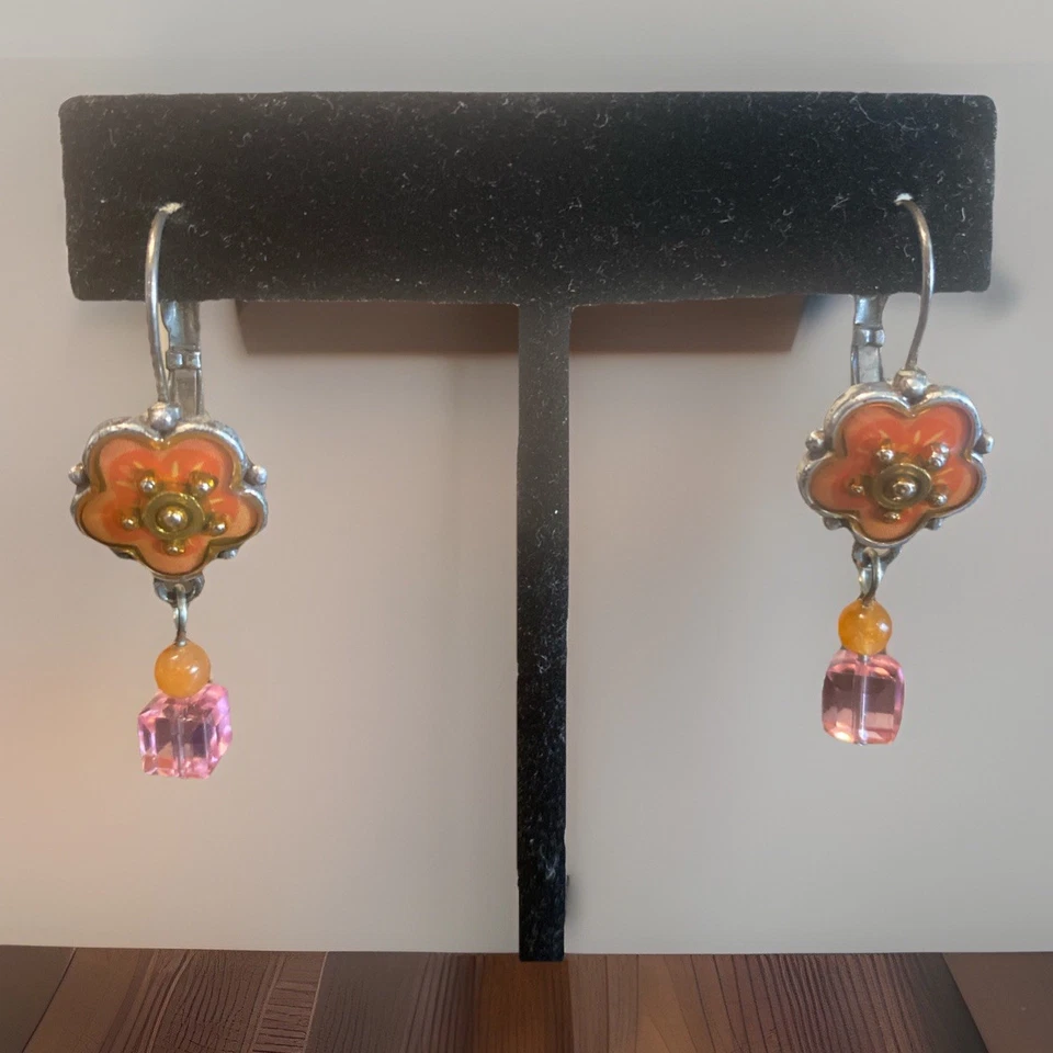 Pendientes Brighton COSTA AZUL ROSA Foto 2 de 3