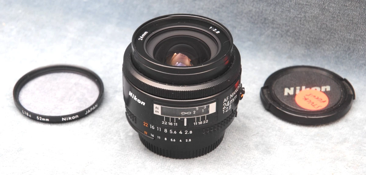 Nikon f/2.8 Camera Lenses 24mm Focal for sale | eBay