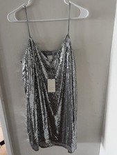 NWT Women's A New Day Sequin Dress Small Y2K 90's Vintage Style