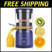 Handheld Electric Juicer with Cleaning Brush