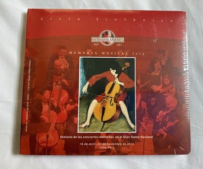 Memoria Musical 2013 cd Gran Teatro Nacional Lima Peru Ciclo Sinfonico Symphony