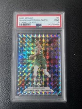 Panini 2023-24 Mosaic Stained Glass Giannis Antetokounmpo #14 PSA 9 Bucks